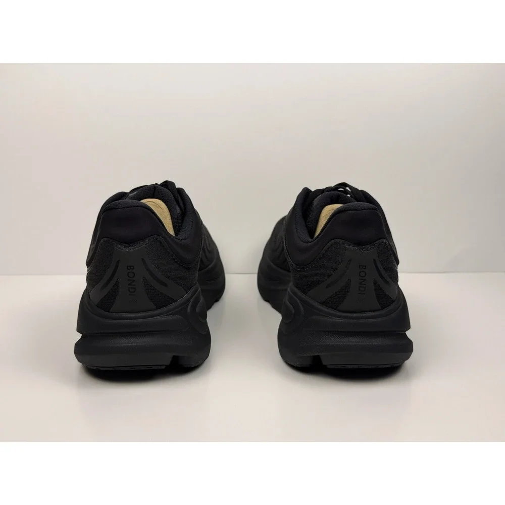 Hoka One One Bondi 9 Running Shoes Men's Size 10 D Triple Black 1162011-BBLC